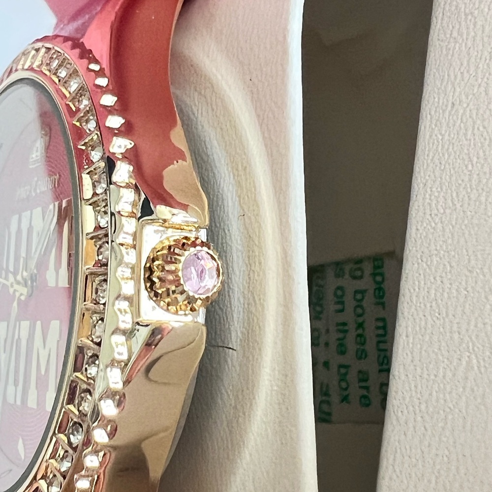 NWT Juicy Couture Pink 'Dump Him’ Watch - Picture 13 of 16